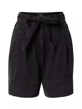 Обычные плиссированные джинсы VERO MODA, черный деним