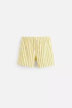 Обычные полосатые плавки ZARA, цвет Lime