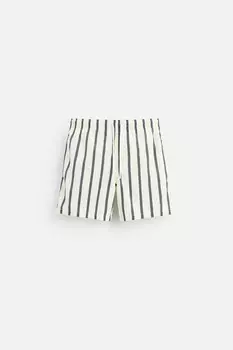 Обычные полосатые плавки ZARA, темно-синий