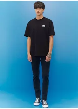 Обычные прямые мужские джинсовые брюки Lee