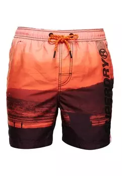 Обычные шорты для доски Superdry State Volley, апельсин