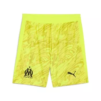 Обычные спортивные штаны PUMA Olympique de Marseille 25/26, цвет Yellow/Honey