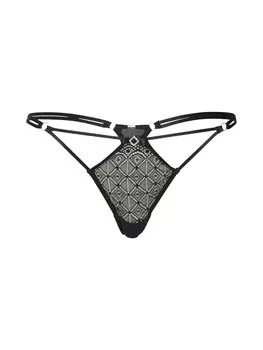 Обычные стринги LASCANA, черный