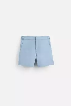 Обычные текстурированные плавки ZARA, небесно-голубой