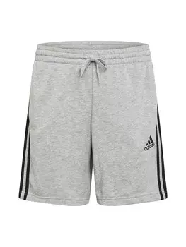 Обычные тренировочные брюки ADIDAS SPORTSWEAR Essentials French Terry, пятнистый серый