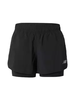 Обычные тренировочные брюки new balance Essentials, черный