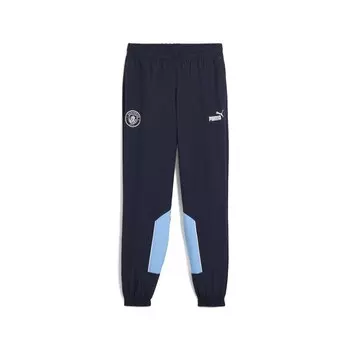 Обычные тренировочные брюки PUMA Manchester City, темно-синий/светло-синий
