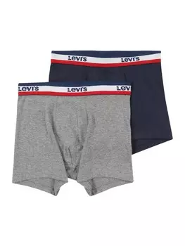 Обычные трусы LEVI'S , цвет Blue/mottled grey