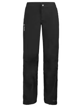 Обычные уличные брюки VAUDE Yaras Rain P III, черный
