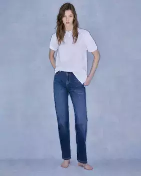 Обычные высокие джинсы Sfera, синий