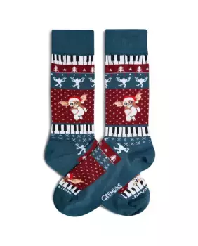 Обычные женские носки Gremlins Christmas Jimmy Lion, цвет Rojo Granate