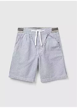 Обычный белый разноцветные мужские шорты 4NJPC902J Benetton, белый