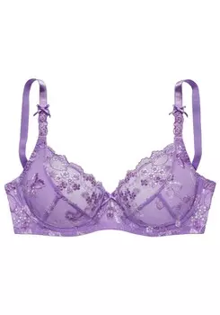 Обычный бюстгальтер LASCANA, цвет Lavender/Light purple