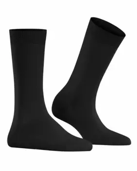 Обычный хлопковый носок Burlington, черный