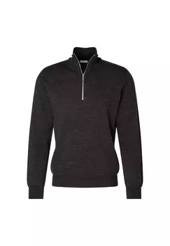 Обычный свитер Seidensticker, цвет Anthra Melange (0034)