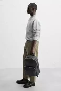 Обычный умный рюкзак ZARA, черный
