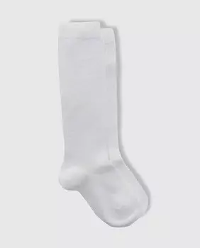 Обычный высокий детский носок Condor, белый