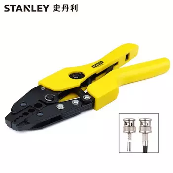 Обжимные клещи для коаксиальных клемм Stanley серии A. Клещи для обжима клемм 1,72–8,1 мм. Клещи для обжима клемм 84-849-22.