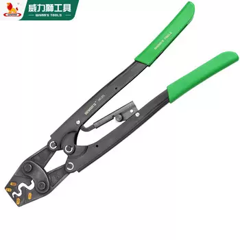 Обжимные клещи Wynns, клещи для клемм холодного прессования, многофункциональные клещи для обжима оголенных клемм с храповым механизмом, 5,5–25 мм