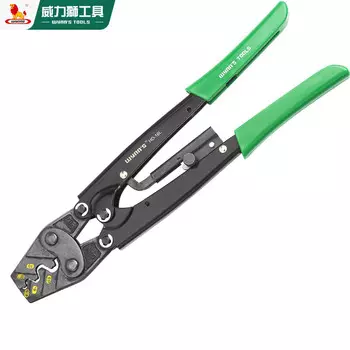 Обжимные клещи Wynns, клещи для клемм холодного прессования, многофункциональные клещи для обжима оголенных клемм с храповым механизмом, 1,25–16 мм