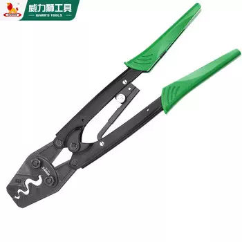 Обжимные клещи Wynns, клещи для клемм холодного прессования, многофункциональные клещи для обжима оголенных клемм с храповым механизмом, 5,5–38 мм