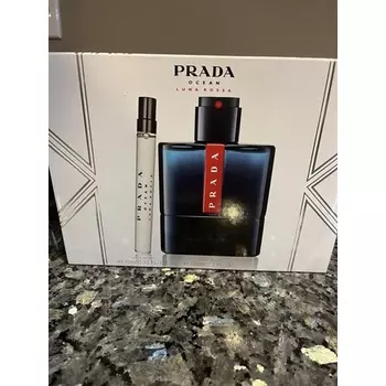 Ocean Luna Rossa 3,3 унции со спреем Mini Edt 0,33 унции, Prada