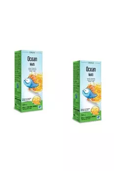 Ocean Мульти Сироп с рыбьим жиром и апельсиновым медом 150 мл 2 упаковки