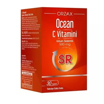Ocean Vitamin C-SR расширенного высвобождения 30 таблеток ORZAX