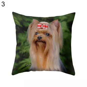 Очаровательная собака, наволочки для подушек, диван-кровать, автомобильное кафе, офисное украшение-3, многоцветный Stuttg