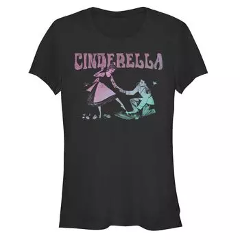 Очаровательные неоновые стеклянные туфли Disney's Juniors 'Cinderella Prince', облегающая футболка Licensed Character
