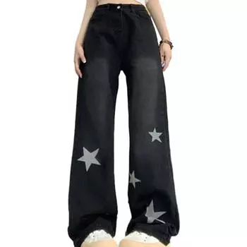 Ochaya Императорский Чайный Дом Женские Джинсы, Черный