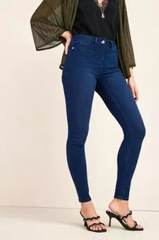 Очень эластичные джинсовые леггинсы Next, синий