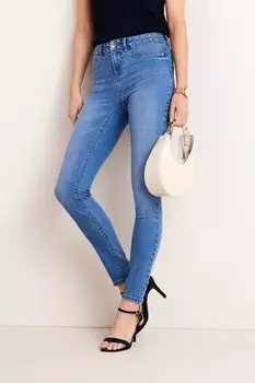 Очень эластичные джинсовые леггинсы Next, синий