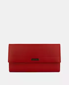 Очень большой кошелек Pielnoble, красный