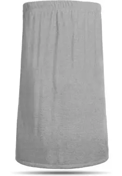 Очень большой женский килт для сауны normani, серый