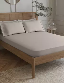 Очень глубокая простыня из египетского хлопка плотностью 230 нитей Marks & Spencer