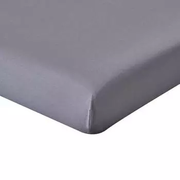 Очень глубокая простыня с числом нитей 200. Homescapes, серый