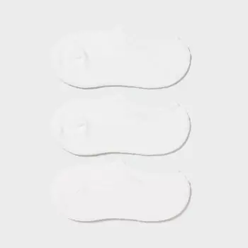 Очень короткие носки (3 пары/спортивные) UNIQLO, белый