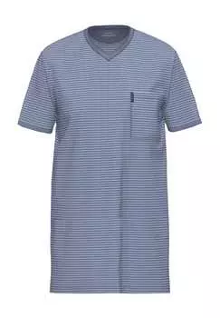 Очень легкая ночная рубашка из органического хлопка с нагрудным карманом Ammann, цвет 126 polo