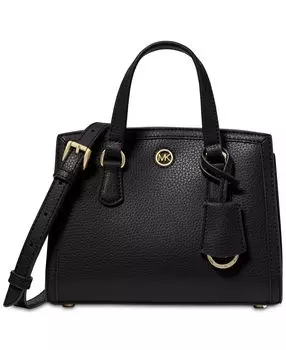 Очень маленькая кожаная сумка через плечо chantal Michael Kors, черный