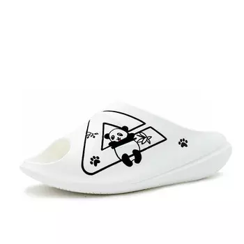 Очень маленькие толстые шлепанцы для мужчин, суперлегкие, черно-белые Peak