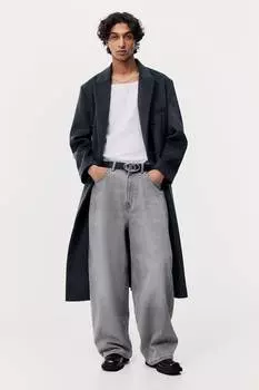 Очень мешковатые джинсы H&M, серый