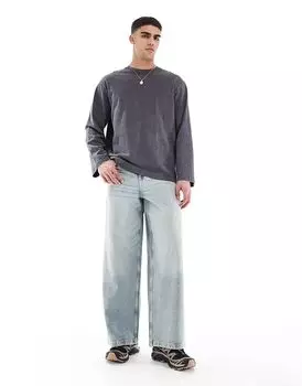Очень мешковатые джинсы светло-голубого цвета ASOS DESIGN