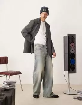 Очень мешковатые джинсы светло-голубого цвета ASOS DESIGN