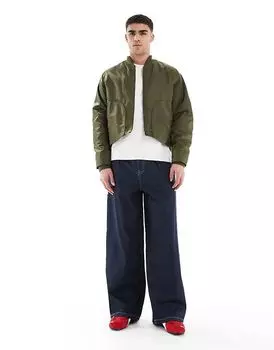 Очень мешковатые джинсы в средне-синем цвете ASOS DESIGN