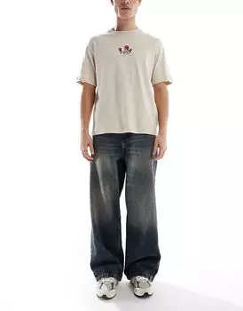 Очень мешковатые джинсы в средне-синем цвете ASOS DESIGN
