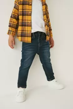 Очень мягкие эластичные джинсы скинни Next, синий