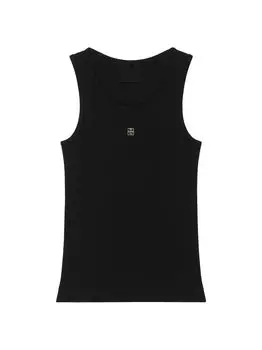 Очень облегающая майка из хлопка Givenchy, черный
