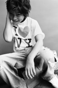 Очень широкие разрывные джинсы ZARA, синий