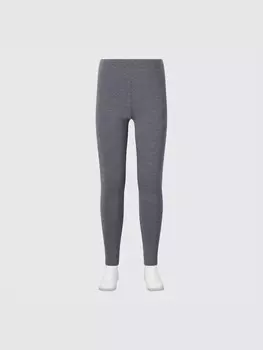 Очень теплые хлопковые леггинсы Heattech Uniqlo, цвет 08 серый